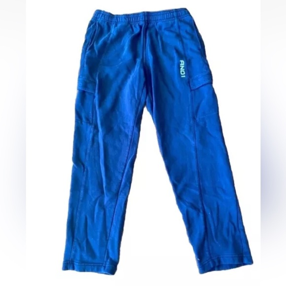 AND1 Navy Blue Jogger Pants - Picture 1 of 10